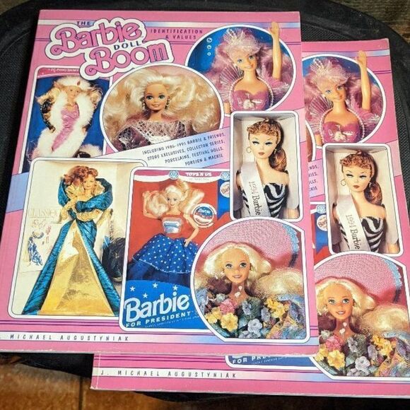 ONE - VINTAGE 1996 Barbie Doll Book THE BARBIE DOLL BOOM - Picture 1 of 2